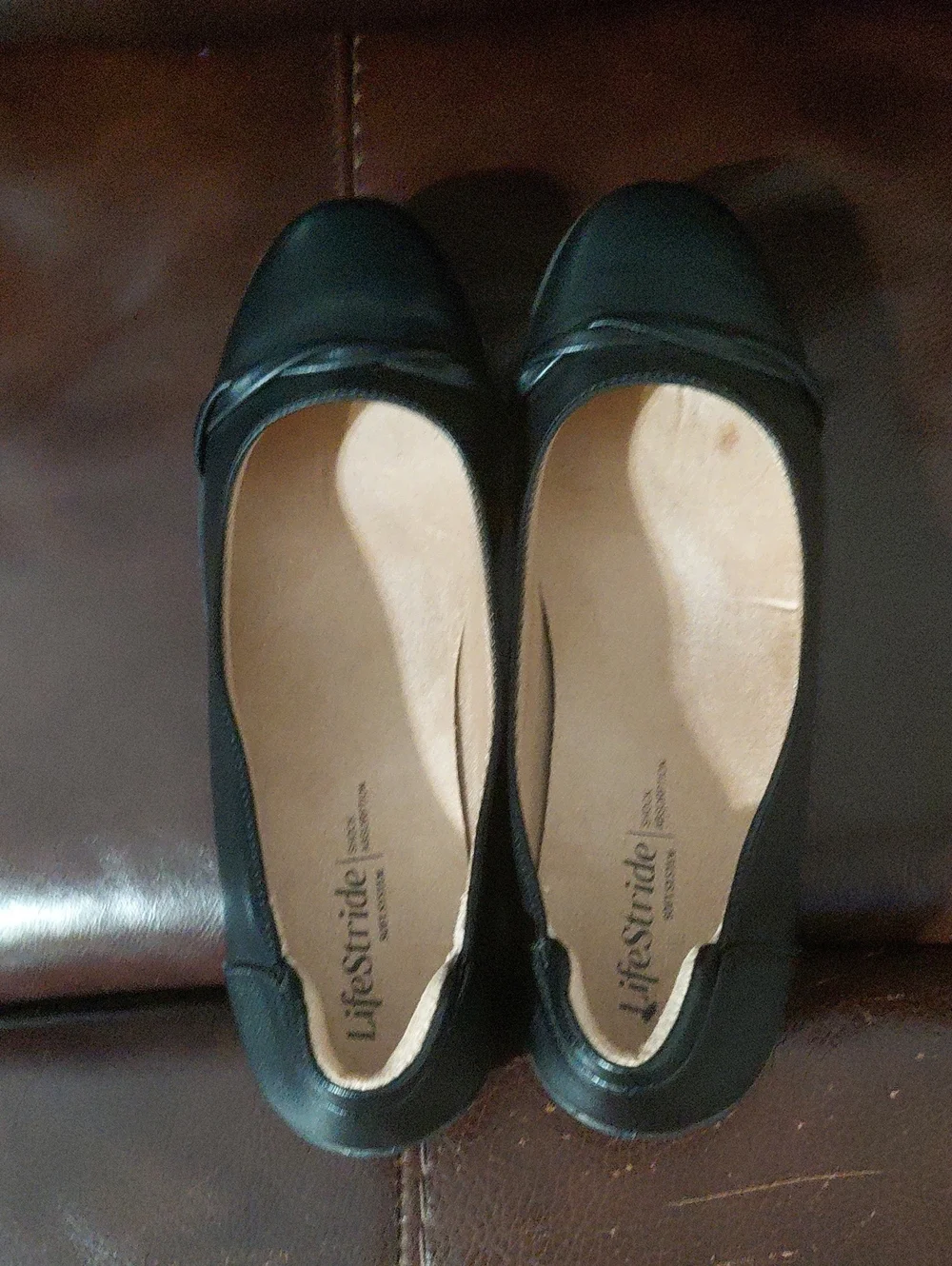 LPLife Stride Black Women's Slip-On Ballet Flats